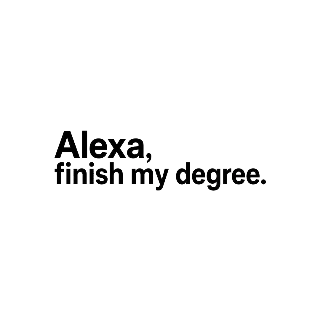 AI Finish My Degree Sticker
